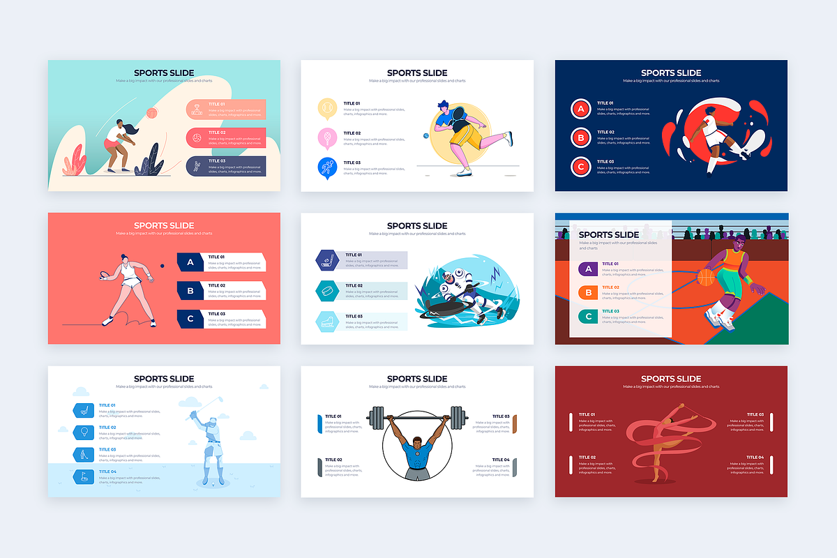 Sports Powerpoint Templates, a Presentation Template by Slidesmash (Photo 3 of 4)