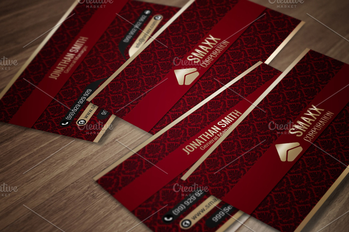 Luxury Corporate Business Card CM004, a Business Card Template by annozio (Photo 1 of 4)