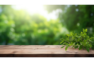 background green blur table wooden, a Nature Photo by pikepicture