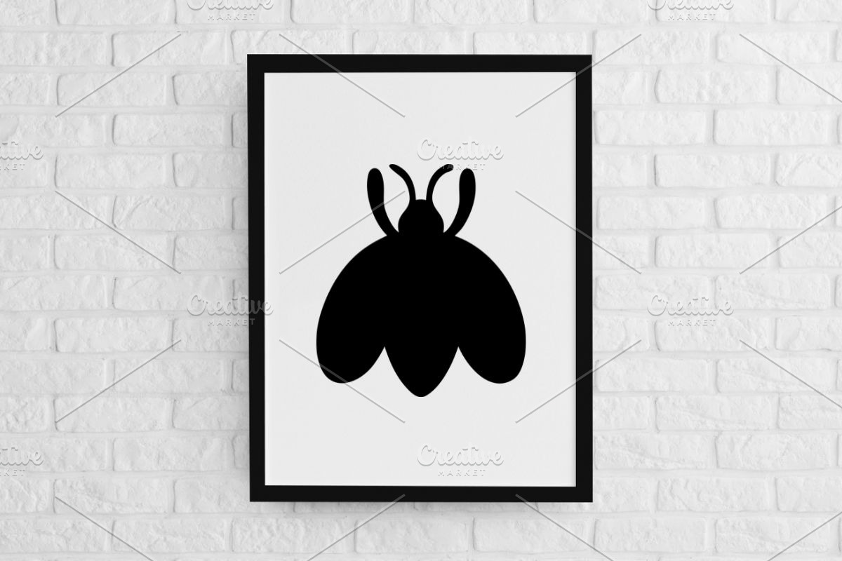 Firefly Silhouette SVG, an Animal Illustration by newminddesign (Photo 2 of 3)