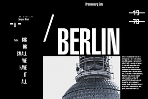 BERLIN CITY POSTER