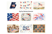 Grunge 4th of July Celebration, a Texture Illustration by VetalStock (Thumbnail 1 of 3)