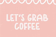 Iced Coffee Hand-lettered Font Duo, a Font by Forth and Wild (Thumbnail 3 of 8)