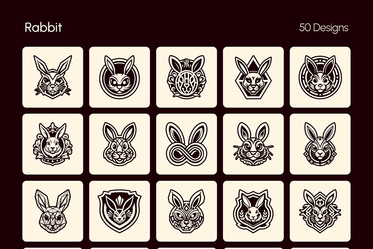 1500 Animal Logos, a Solid Icon by Creative Stall (Photo 31 of 37)