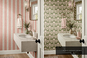 Elegant Bathroom Wallpaper Mockup, a Household Mockup by LinnestCreative (Thumbnail 8 of 8)