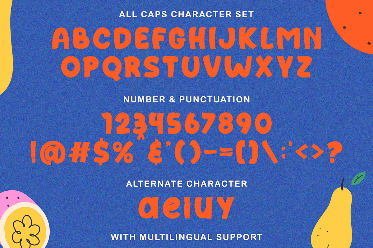 Cornelia - Cute Playful Display Font, a Sans Serif Font by fluffstudio (Photo 8 of 8)
