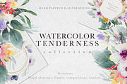 Watercolor floral collection, a Decorative Illustration by Vera●Suleimanova (Thumbnail 1 of 18)