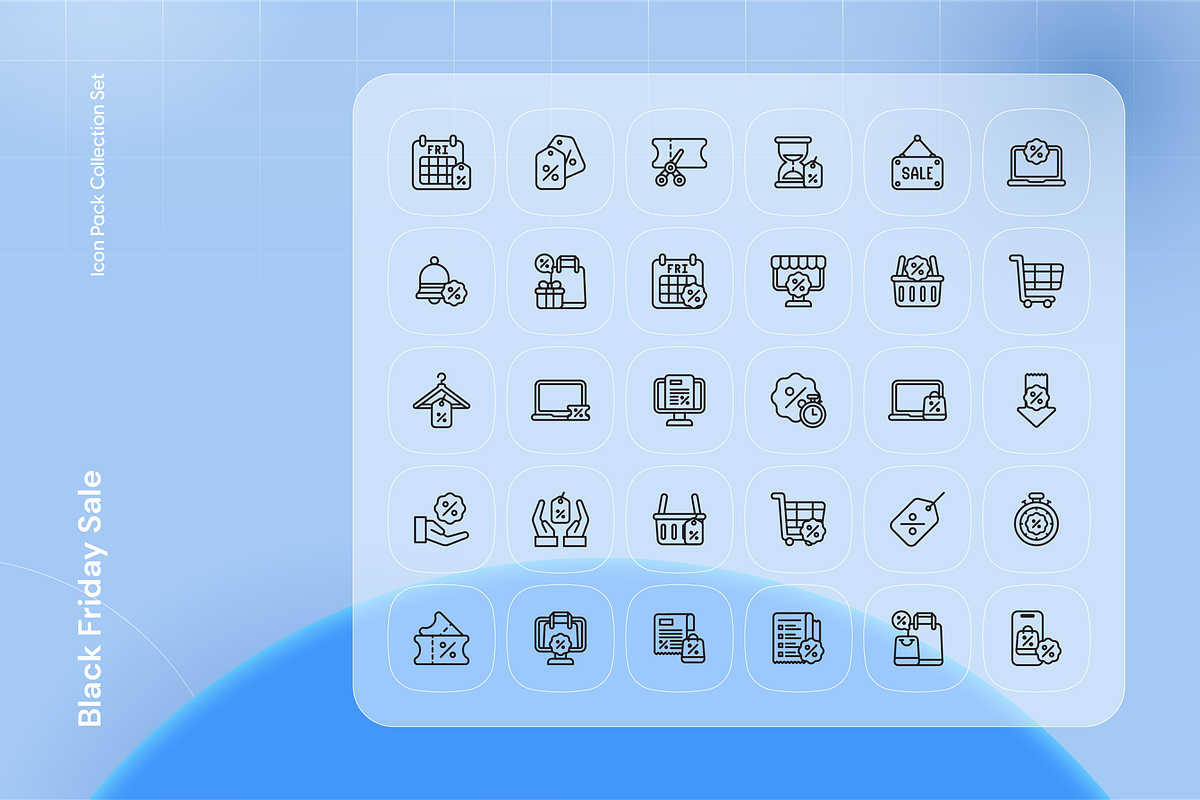 Black Friday Sale Icon Set, an Icon by Nathaya Studio (Photo 2 of 2)