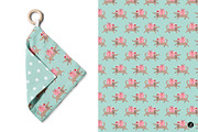 Christmas Dachshund Patterns, an Illustration by Andrea Liesert (Thumbnail 4 of 7)
