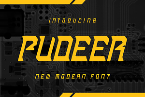 Pudeer Font