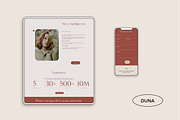 Squarespace 7.1 Template: Zenda ⓪, a Squarespace Template by dunagency (Thumbnail 7 of 11)