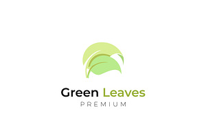 Minimalist Green Leaf Nature Logo, a Branding & Logo Template by AlvinStd