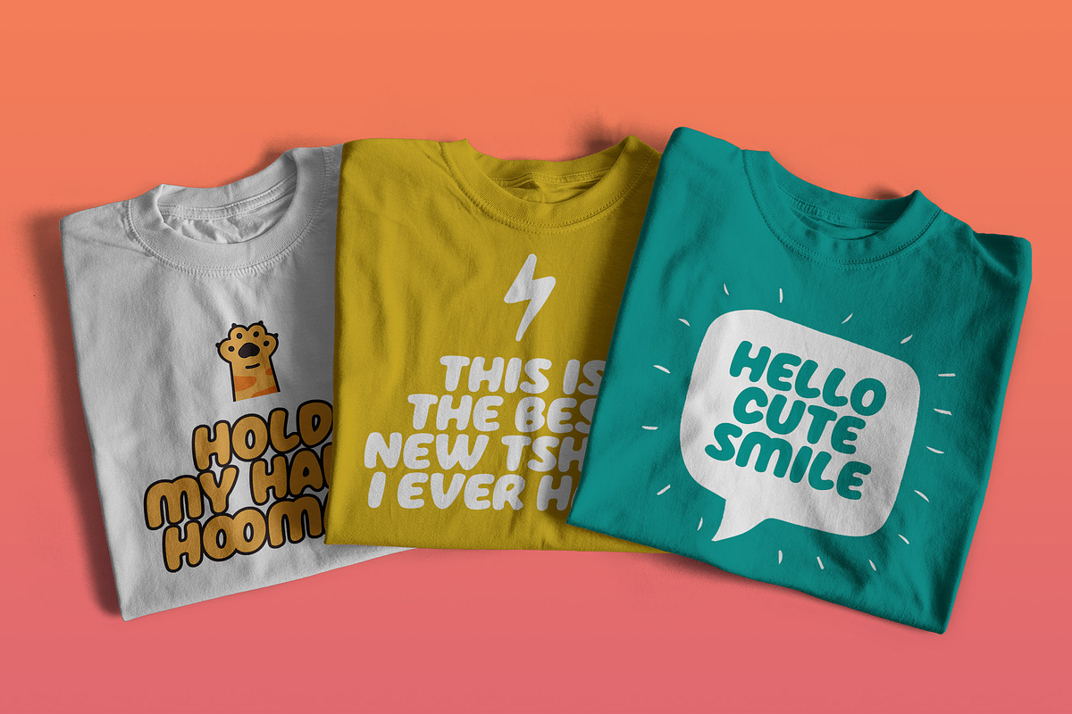 Hola Zozo ~ A Chubby Font preview 8