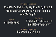 Bladge a Modern Blackletter Font, a Blackletter Font by Blankids Studio (Thumbnail 10 of 12)