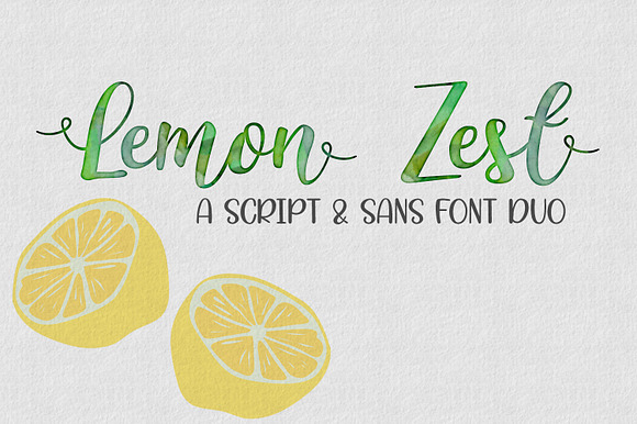 Lemon Zest Script preview 8
