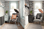 Reading Corner with Armchair Mockup, a Mockup by creatsy5 (Thumbnail 4 of 6)
