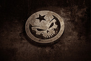 Grunge Metal Logo Mockup, a Product Mockup by g design (Thumbnail 4 of 7)