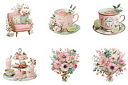 Watercolor Spring Clipart Bundle, an Illustration by CreationArt (Thumbnail 7 of 7)