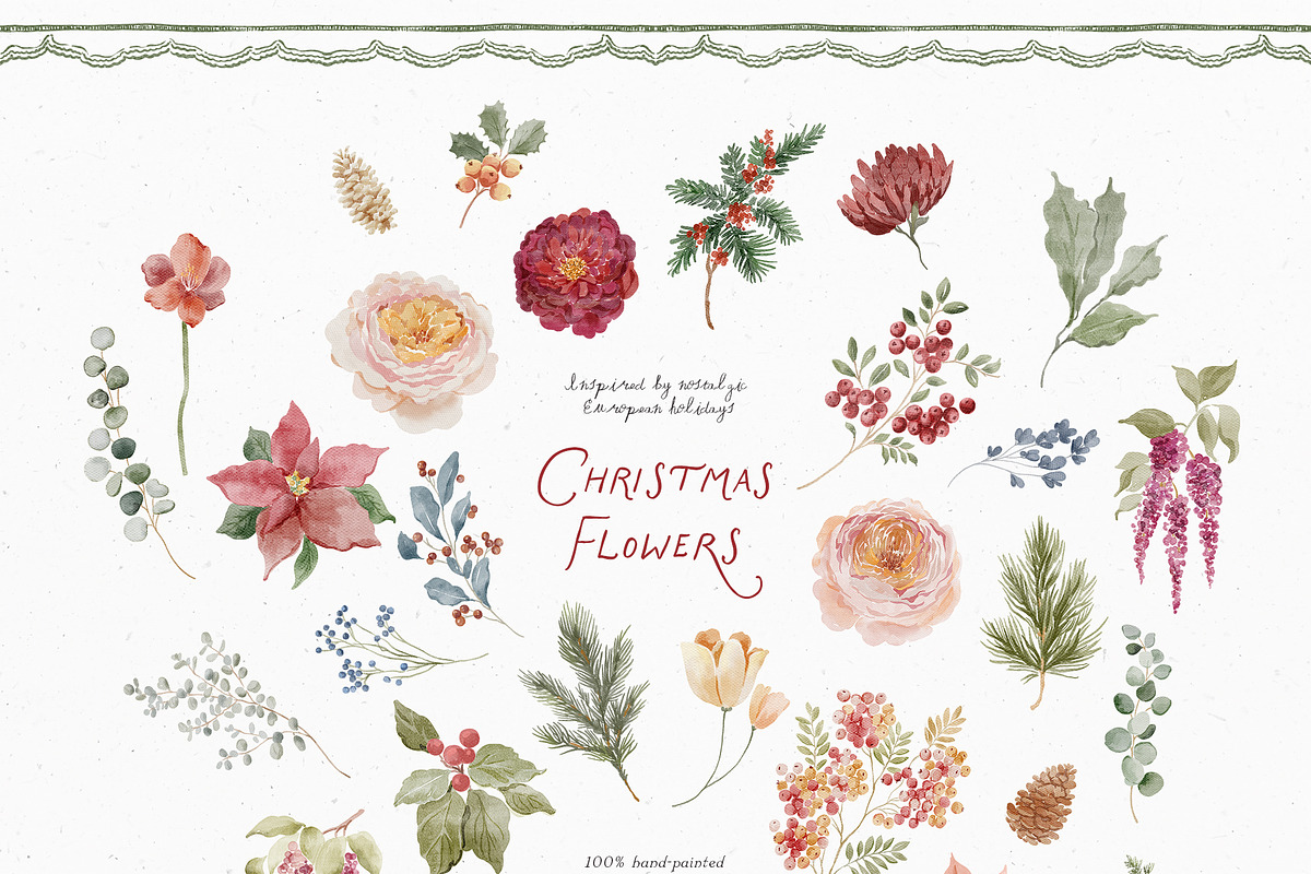 Childhood Noël Christmas Clipart, a Decorative Illustration by Muse Artist (Photo 20 of 27)