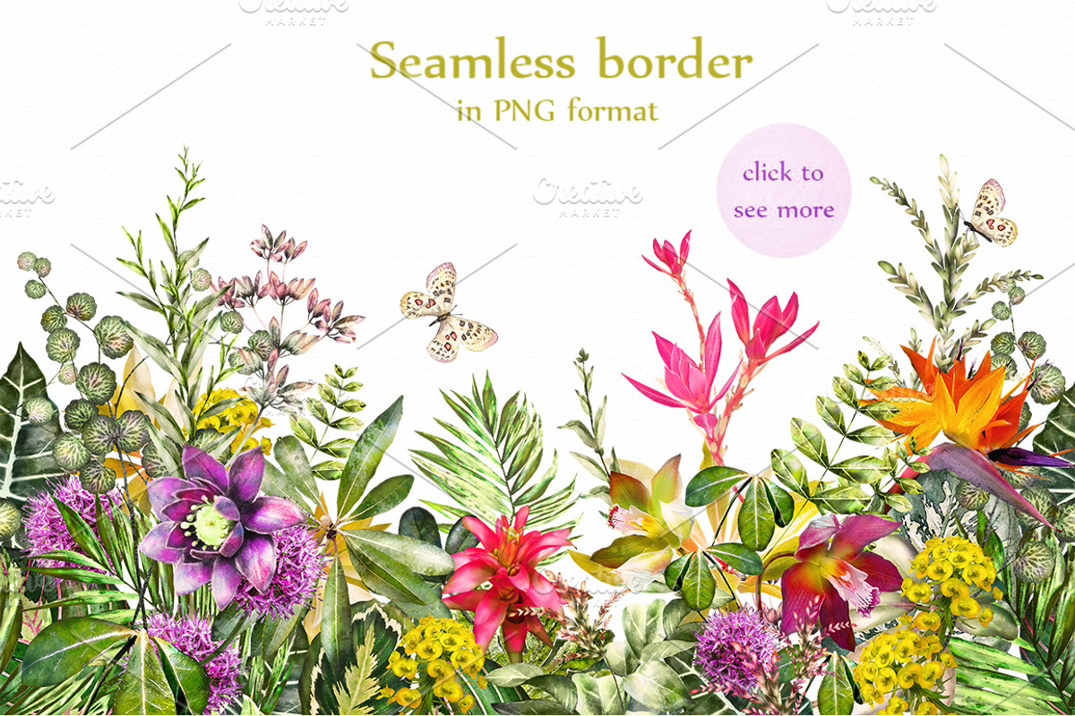 Tropical collection. Summer design., a Decorative Illustration by Lisima (Photo 12 of 19)