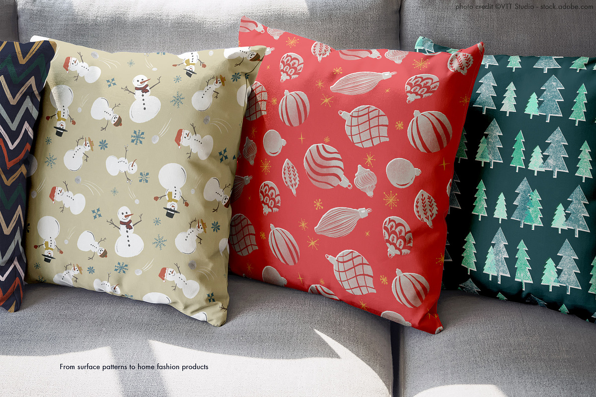 Holiday Mashup Pattern & Stamp Brush, a Brush Add-On by JSquarePresents (Photo 10 of 11)