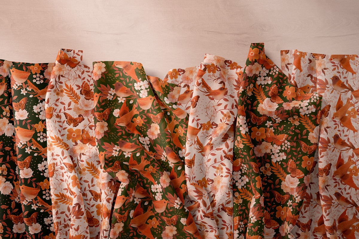 Magic Garden elements and patterns, a Pattern Graphic by Tiger and Flower (Photo 15 of 19)