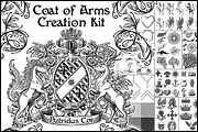 Coat of Arms Creation Kit, an Illustration by Abysm Internal (Thumbnail 1 of 4)
