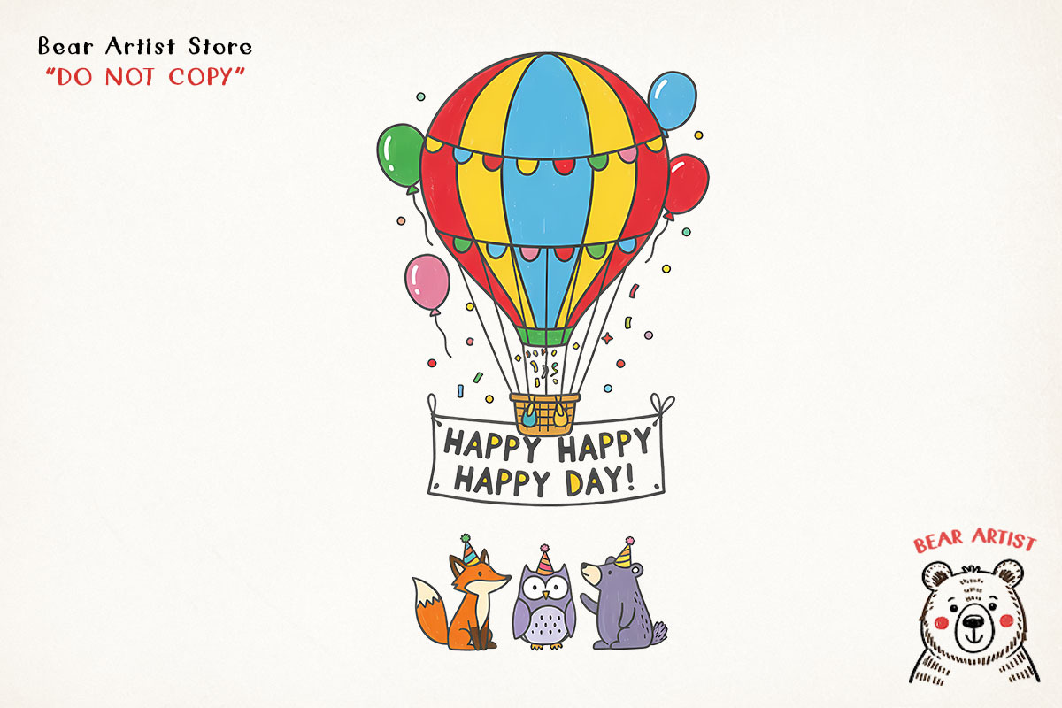 Cat and Animals Funny Birthday PNG, a Graphic by GlitterCraft (Photo 56 of 101)