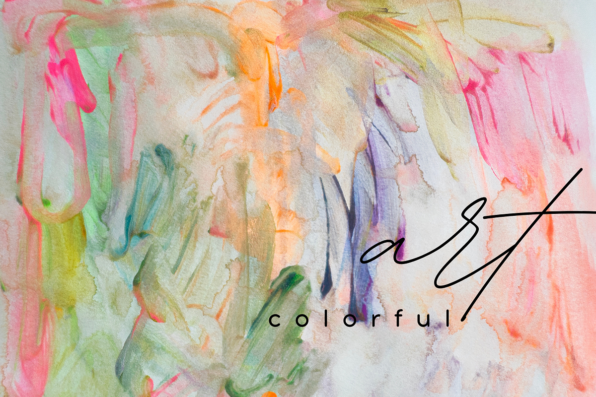 COLORFUL CONTEMPORARY ARTWORK, a Texture Illustration by identity.ART (Photo 3 of 12)