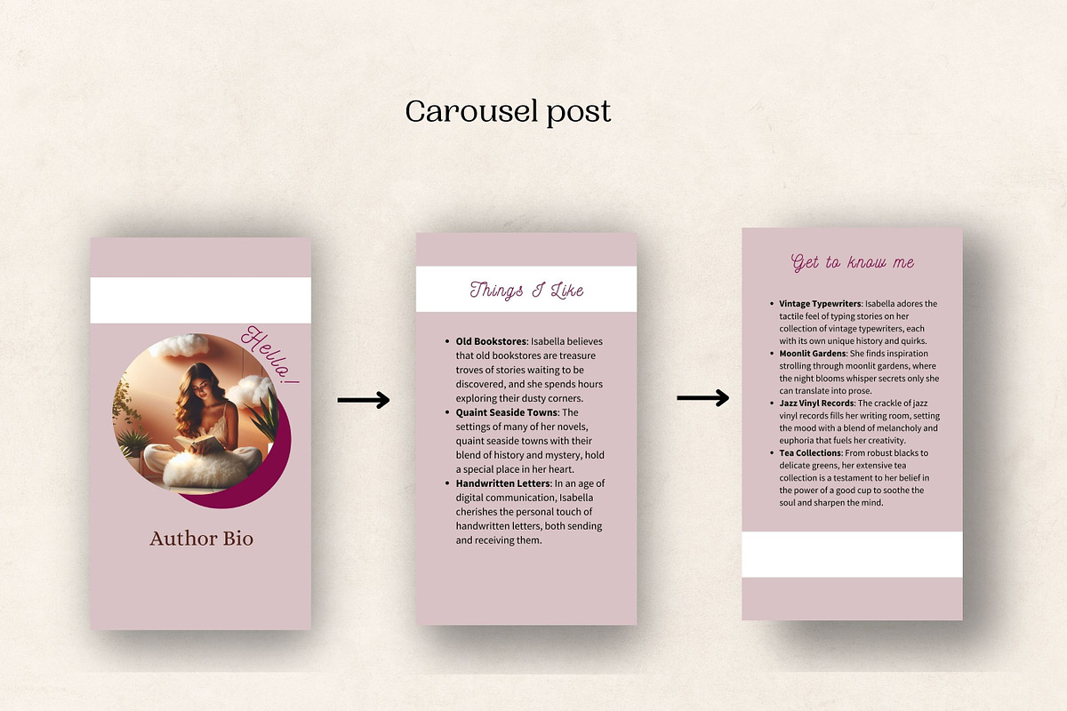 Lavender Author Instagram Template, a Social Media Template by Little Creative Scribbles (Photo 10 of 10)