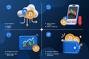 Cryptocurrency 3D Icons, an Object 3D Model by Azam Creative (Thumbnail 2 of 5)