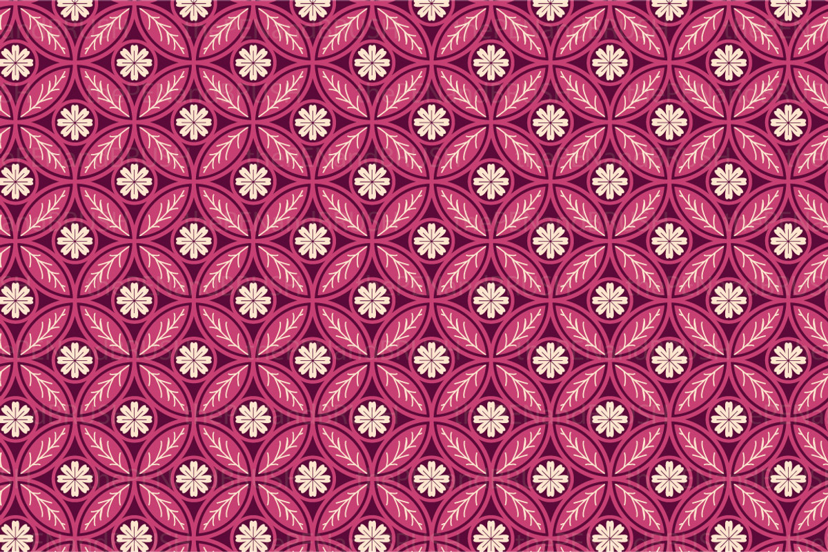 Moroccan Pink Patterns - Vector, a Pattern Graphic by The Pen and Brush (Photo 4 of 5)