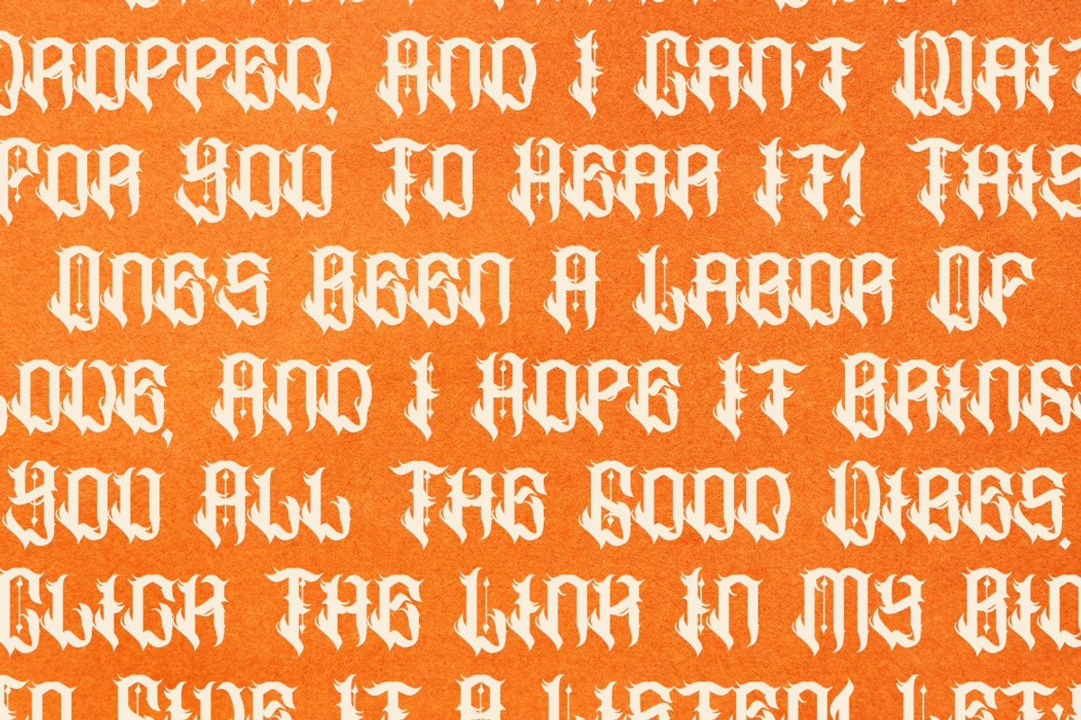 Heavinus - Classic Blackletter Font, a Blackletter Font by Dhabee (Photo 9 of 15)