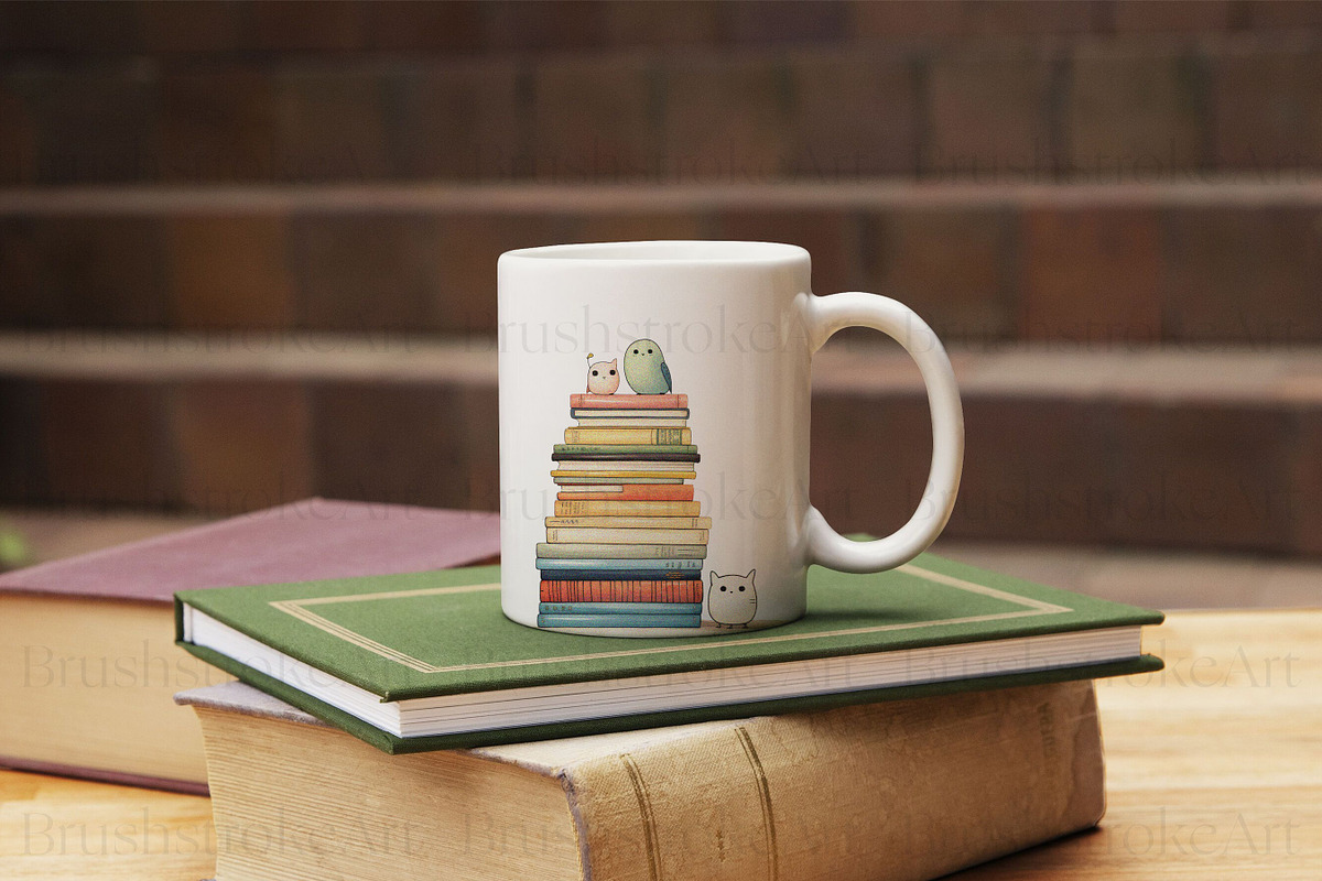 Stack of Books Clipart| Floral Books, an Education Illustration by BrushstrokeArtGB (Photo 9 of 9)
