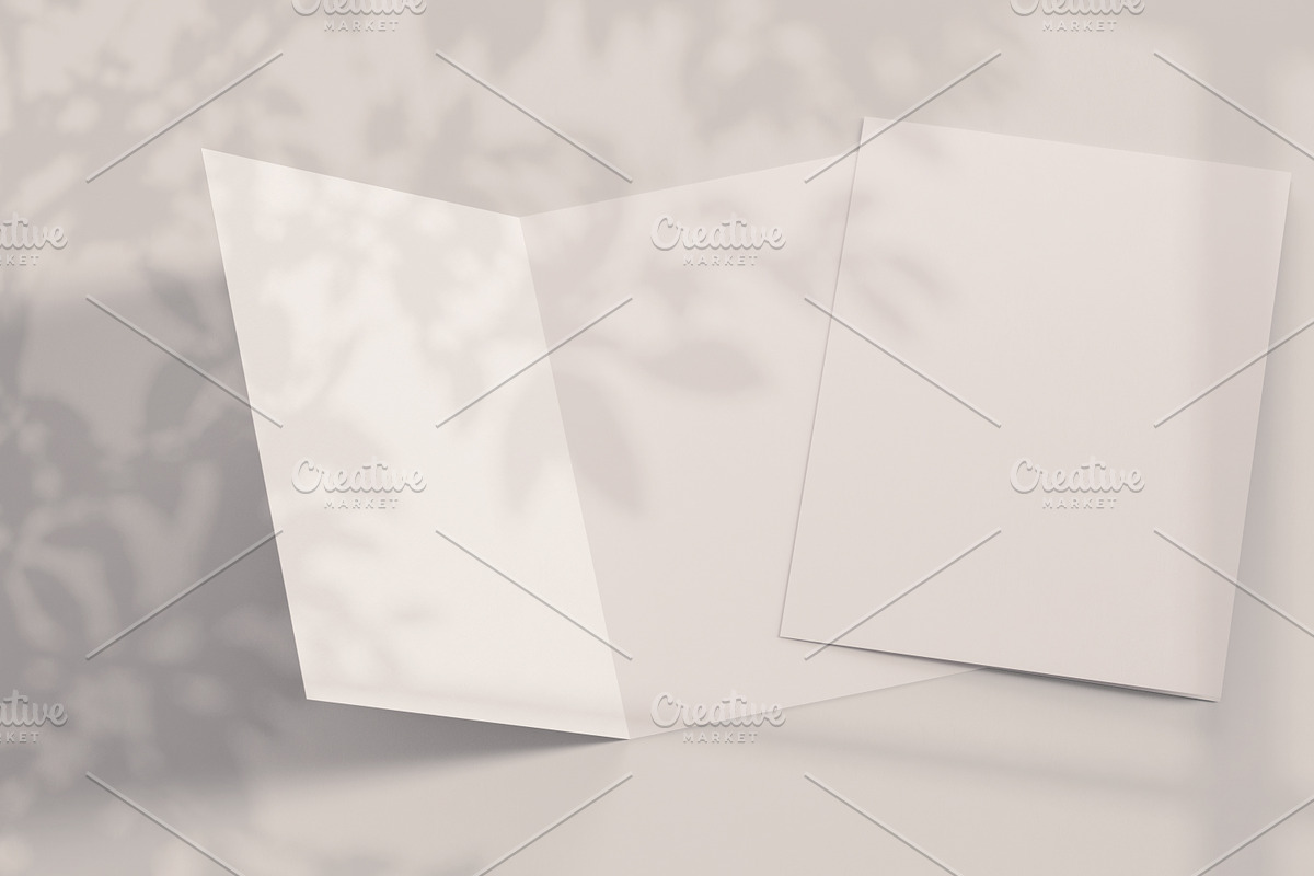Modern Bi-Fold Brochure Mockup Set, a Brochure Template by Black Cat Studio (Photo 2 of 6)