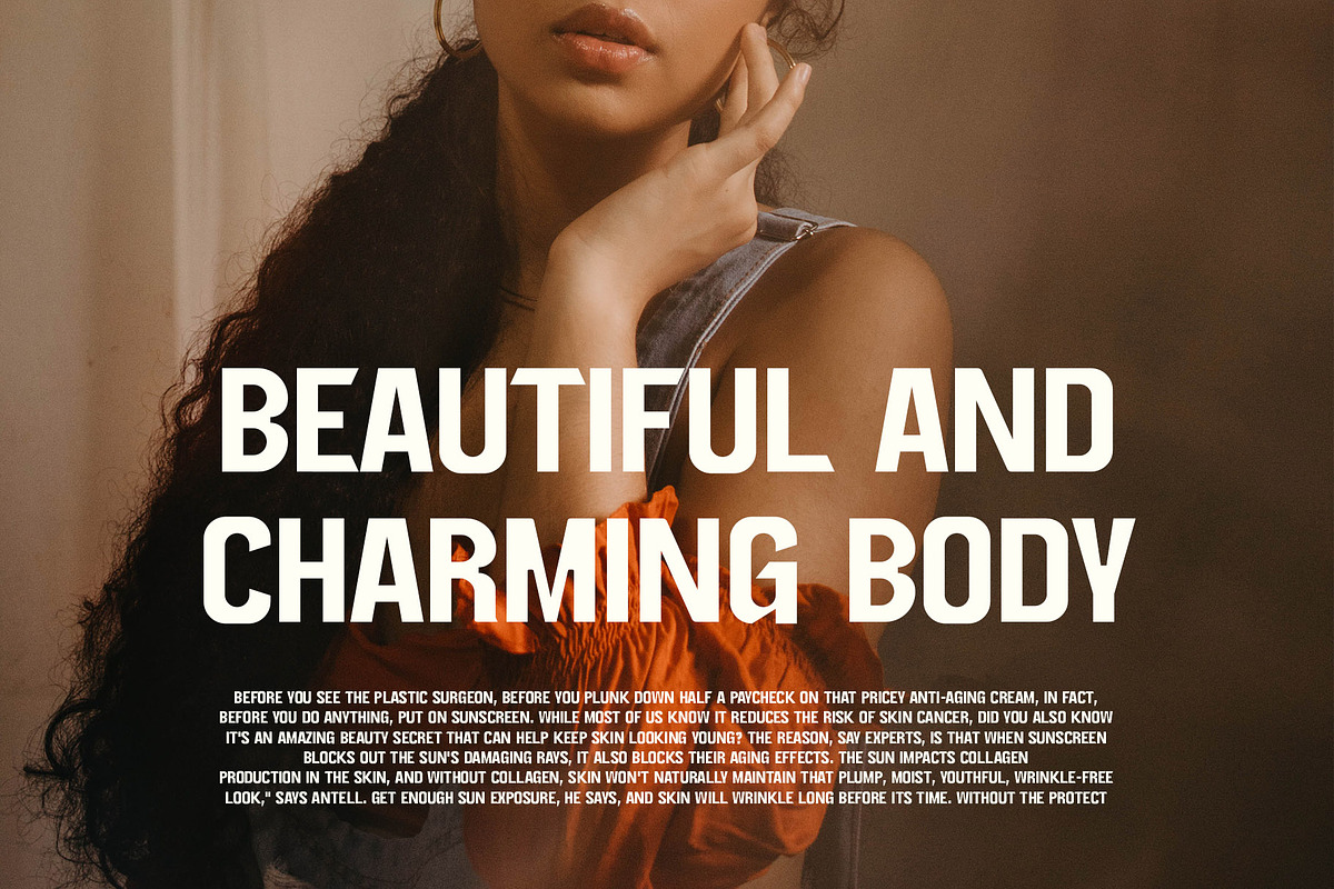 Rough Modern Sans Serif Font, a Sans Serif Font by Perfectype (Photo 2 of 5)