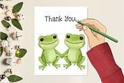 Frog Nursery Clipart Sublimation, an Illustration by Creative Art (Thumbnail 8 of 10)