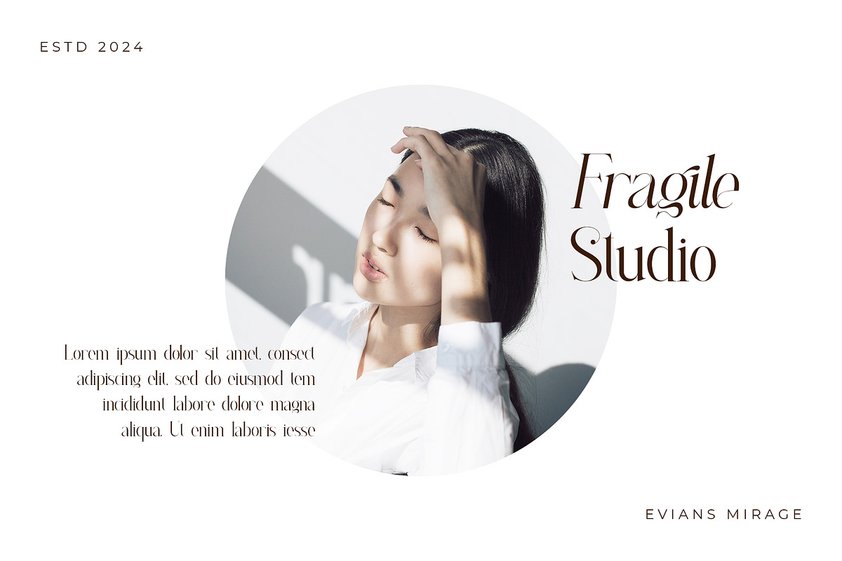 Evians Mirage Serif Font, a Serif Font by Idea Studio (Photo 6 of 14)