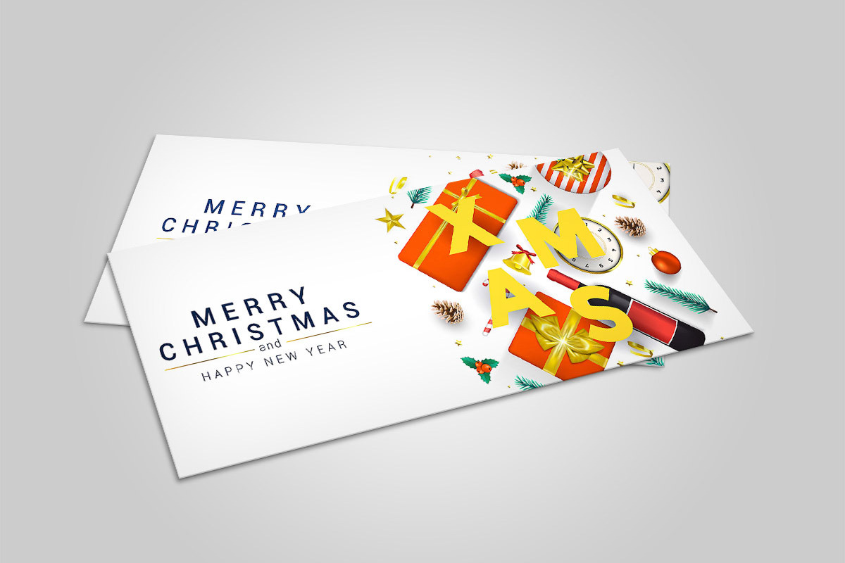 Merry Christmas greeting cards, a Card Template by Creative Graphics (Photo 5 of 11)