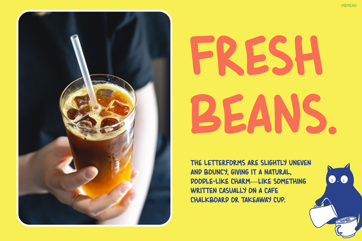 MEMENU, a Script Font by Pinisi ART (Photo 8 of 10)