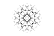 Modern Black and White Mandala Pack, a Decorative Illustration by NJ Himel (Thumbnail 87 of 101)