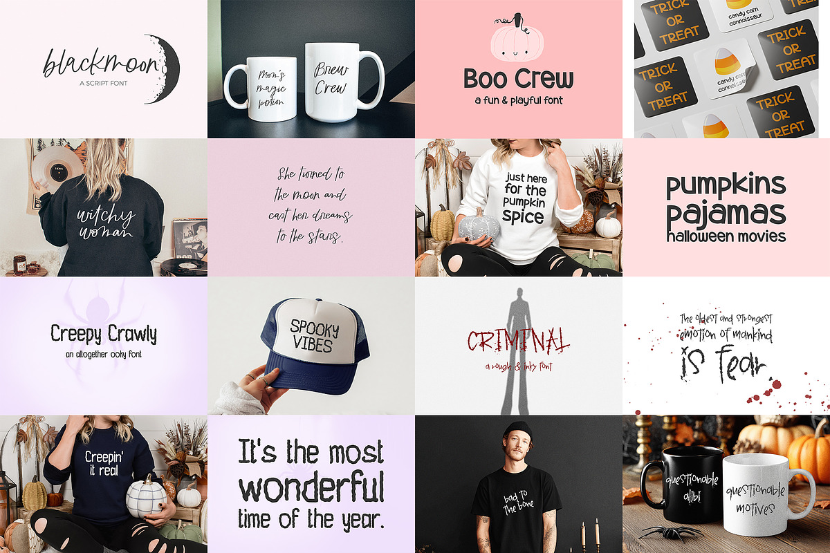 Halloween Font Bundle, Vol. 2, a Handwritten Font by Beck McCormick (Photo 3 of 9)