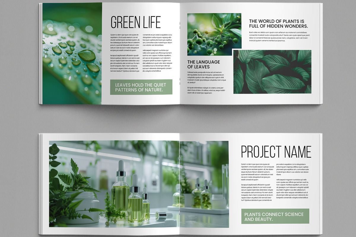 Botanical Magazine Template, a Magazine Template by ContestDesign (Photo 3 of 5)