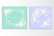 Paper Cut White Flowers Card Kit, a Templates & Theme by Boyko Pictures (Thumbnail 11 of 16)