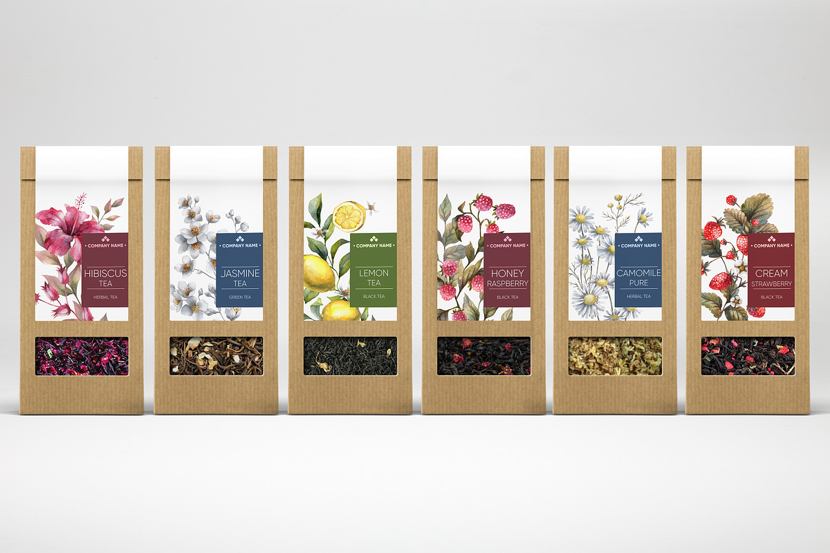 Aroma tea collection, a Decorative Illustration by Anastasia Koba (Photo 3 of 14)