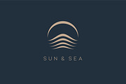 Sun & Sea Logo, a Branding & Logo Template by IKarGraphics (Thumbnail 2 of 6)