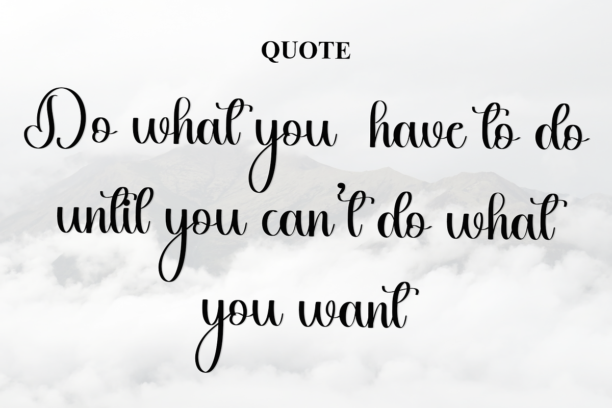 Monday, a Handwritten Font by FreshTypeINK (Photo 7 of 9)