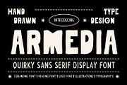 Armedia Font, a Font by Arendxstudio (Thumbnail 1 of 8)