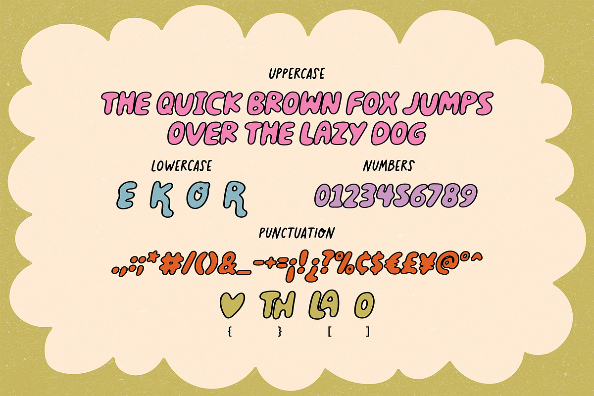DOING GREAT | Cool Bubble Font, a Handwritten Font by Maria Feliz Fonts (Photo 8 of 9)