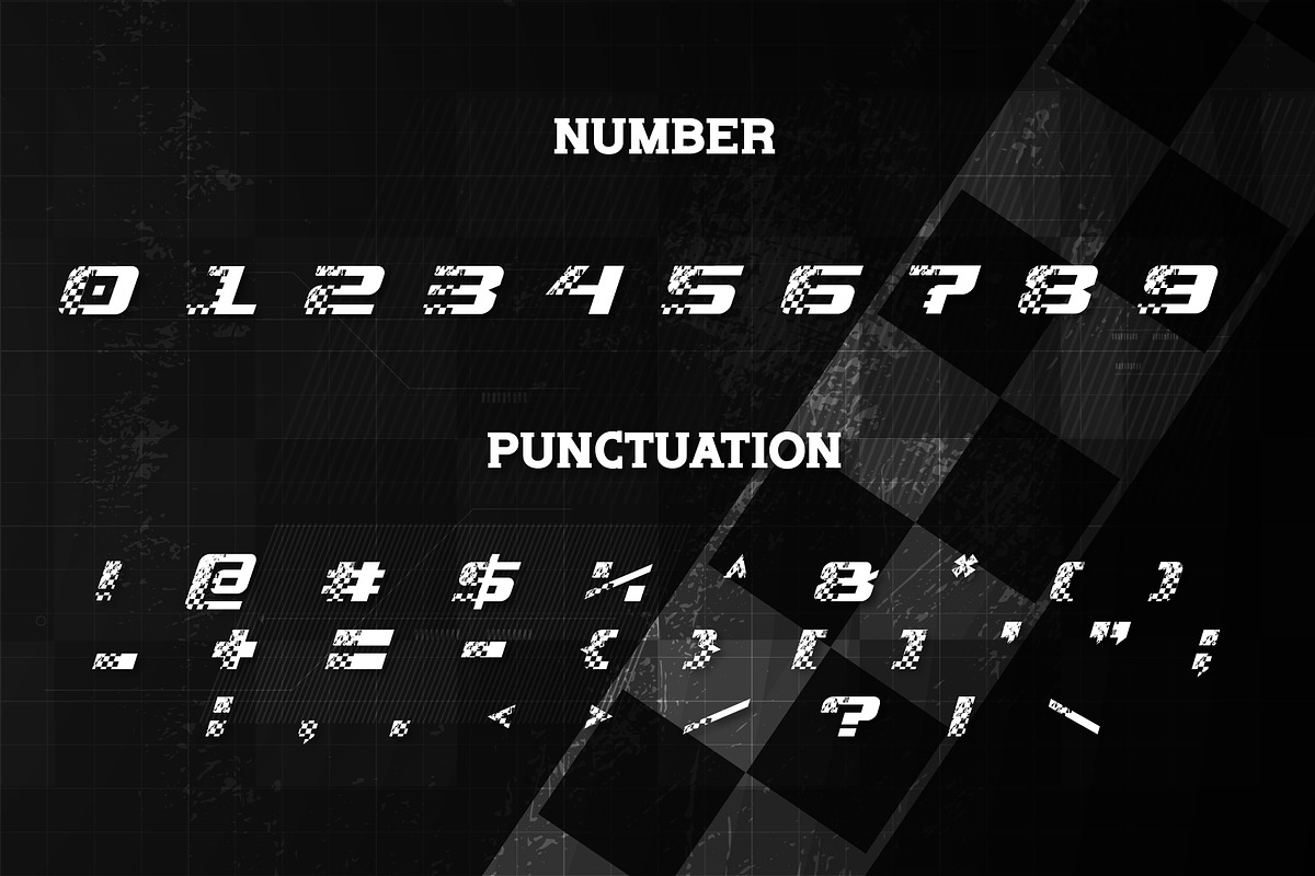 Roster Racing - Decorative Font, a Sans Serif Font by Brown Cupple (Photo 6 of 7)